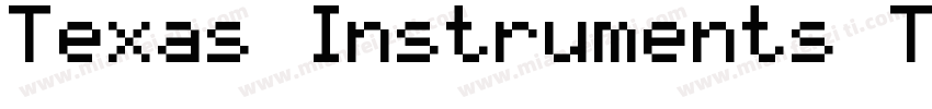 Texas Instruments TI字体转换